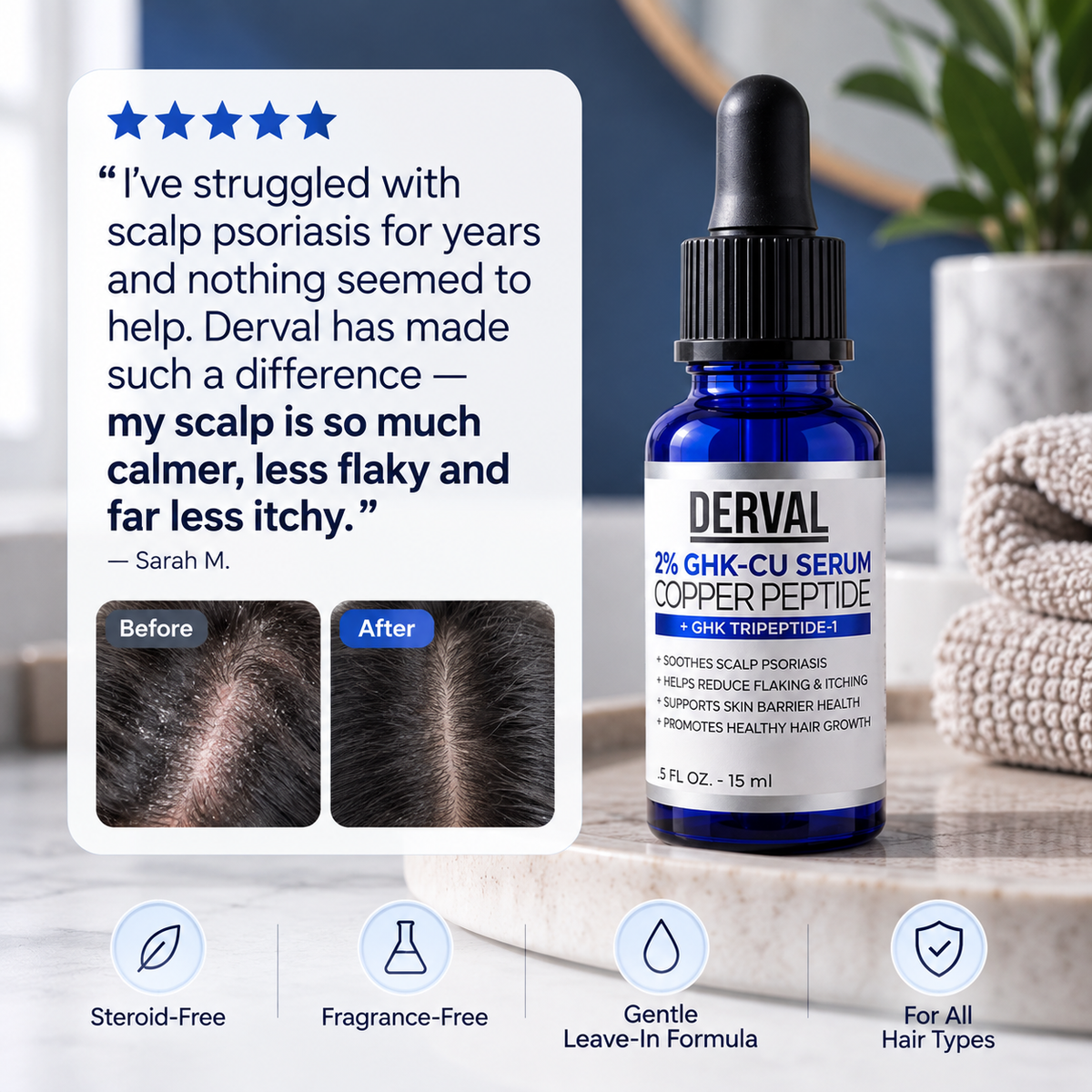Copper Peptide Hair Serum
